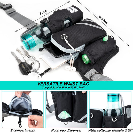 Pet Adventure Gear Set Bag with leash
