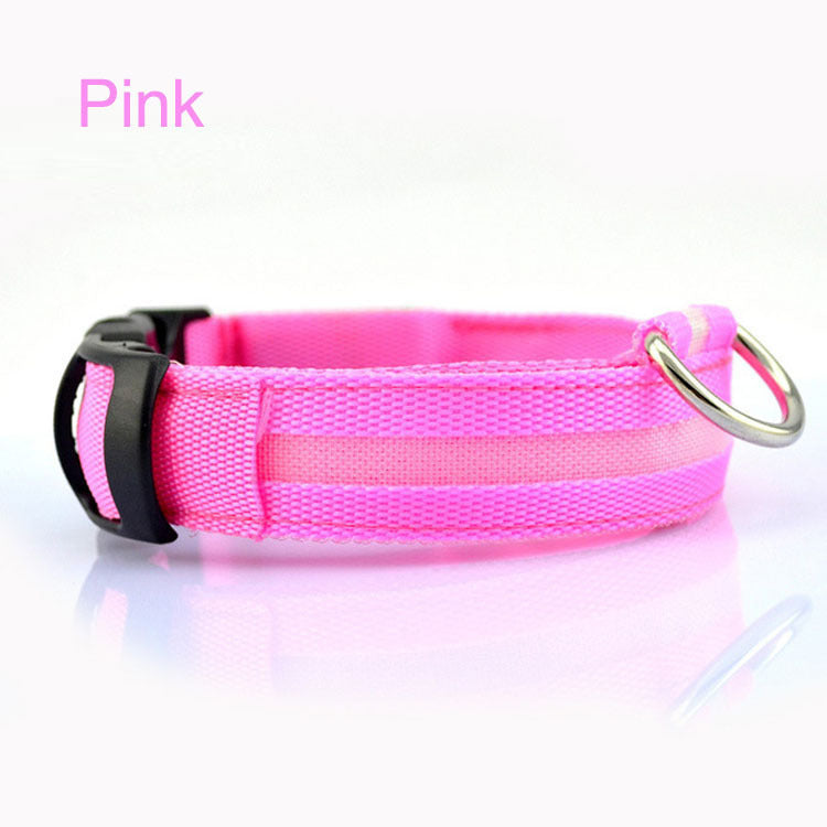 Stylish LED safety Dog Collar (Single)