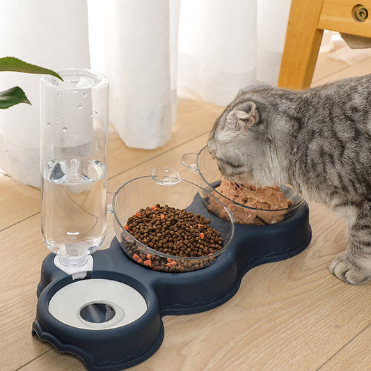 FreshFlow Cat double bowl Hydration Station