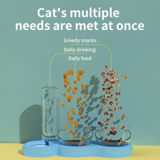 FreshFlow Cat double bowl Hydration Station